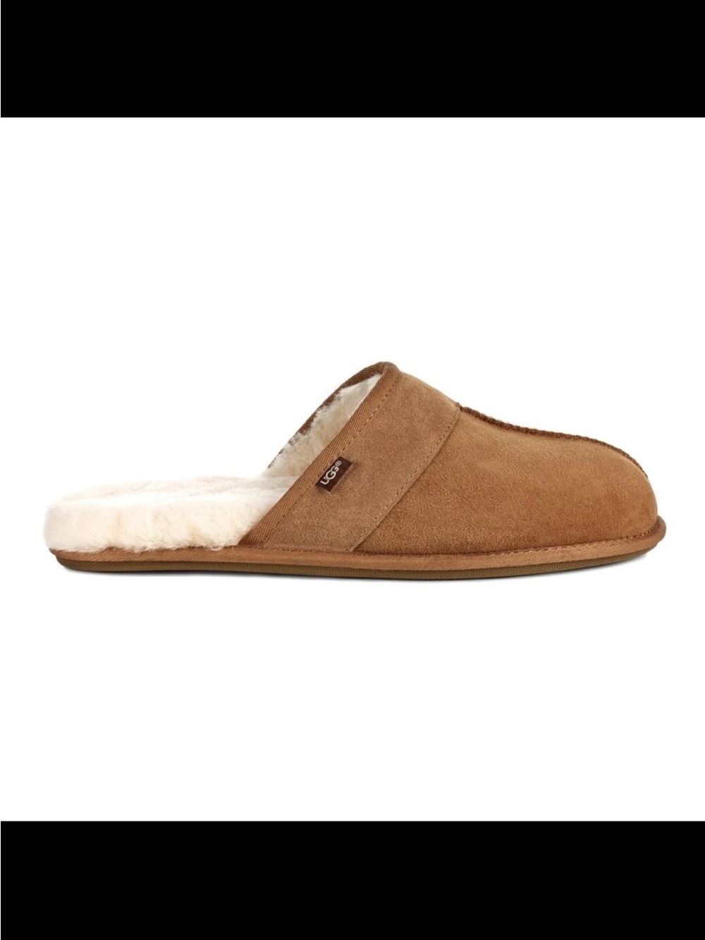 UGG Chestnut Slip-On Slipper Shearling Mule Sz 11